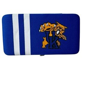 UK Wallet by Little Earth Blue White Kentucky Wildcats Fans Jersey Material NWT